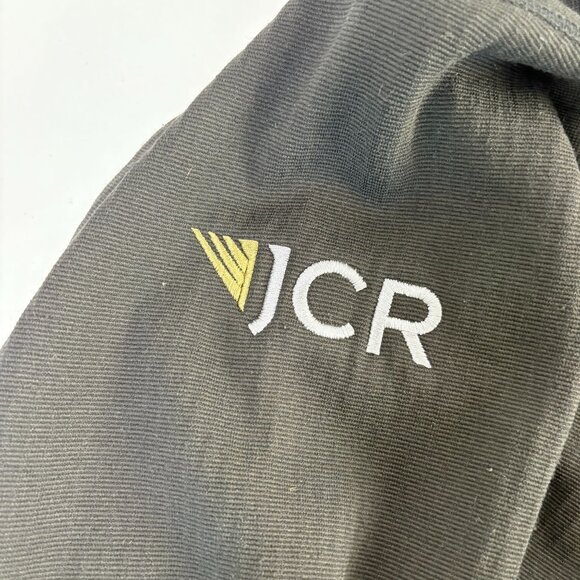 Voormi Full Zip Jacket Coat Womens L Black Pockets Wool Blend Company Logo USA - Picture 4 of 13